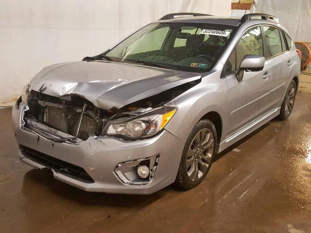 JF1GPAL62E8295990 - 2014 SUBARU IMPREZA SP SILVER photo 2