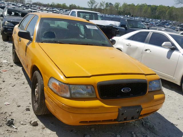 2FABP7AV9BX162503 - 2011 FORD CROWN VICT YELLOW photo 1