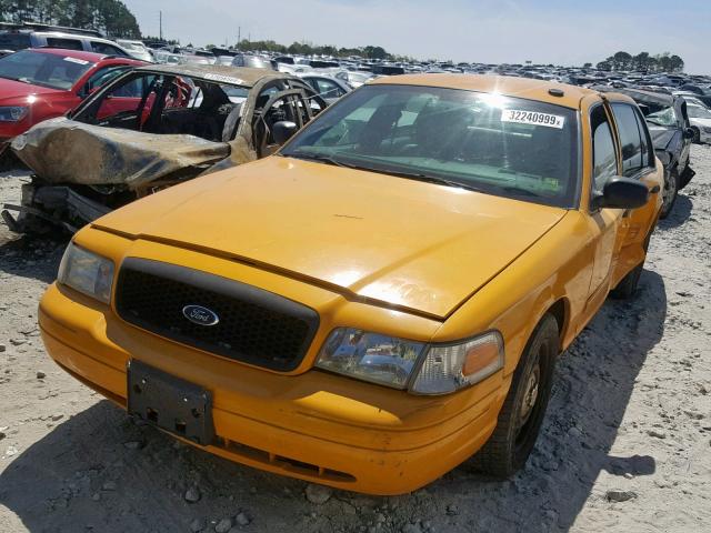 2FABP7AV9BX162503 - 2011 FORD CROWN VICT YELLOW photo 2