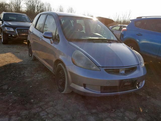 JHMGD38477S004054 - 2007 HONDA FIT GRAY photo 1