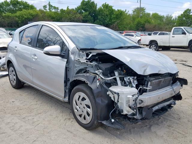 JTDKDTB35G1125800 - 2016 TOYOTA PRIUS C SILVER photo 1