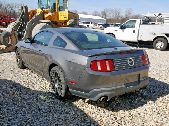 1ZVBP8CF7B5156297 - 2011 FORD MUSTANG GT GRAY photo 3