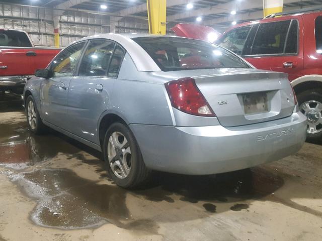 1G8AL52F53Z125306 - 2003 SATURN ION LEVEL BLUE photo 3