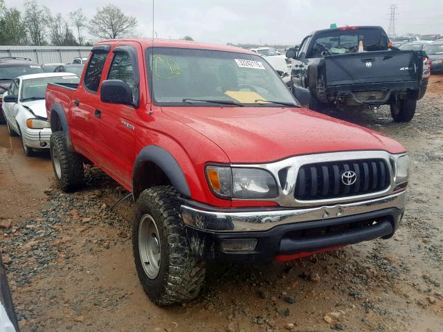 5TEHN72N73Z257621 - 2003 TOYOTA TACOMA DOU RED photo 1