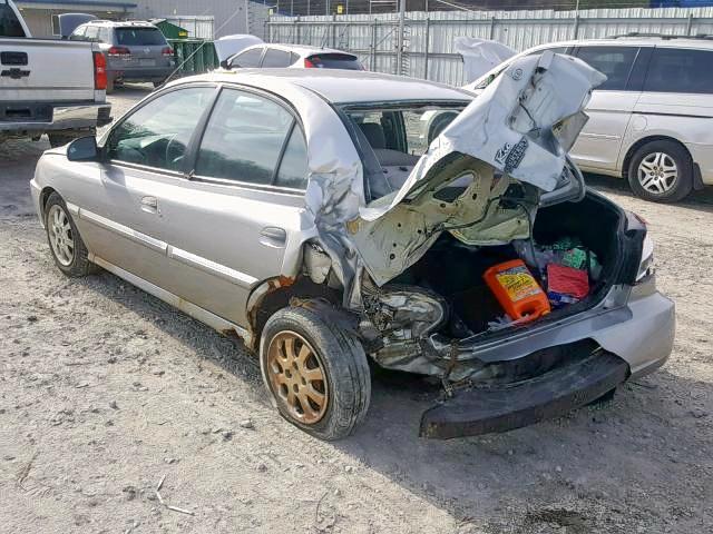 KNADC125636229062 - 2003 KIA RIO SILVER photo 3