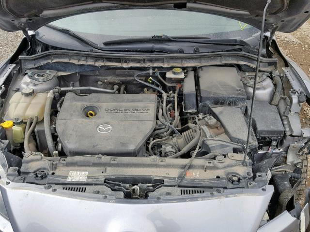 JM1BL1H58A1241998 - 2010 MAZDA 3 S GRAY photo 7