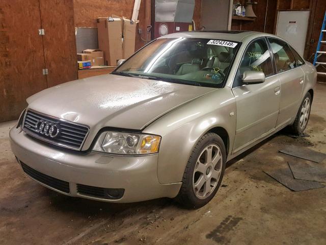 WAULD64B22N104475 - 2002 AUDI A6 2.7T QU GREEN photo 2