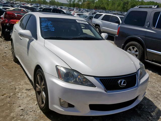 JTHBE5C24A5024597 - 2010 LEXUS IS 350 WHITE photo 1