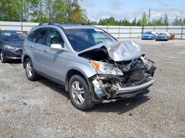 5J6RE3H72AL000443 - 2010 HONDA CR-V EXL SILVER photo 1