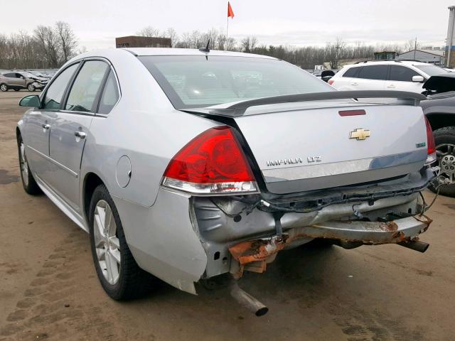 2G1WC5EM0A1257300 - 2010 CHEVROLET IMPALA LTZ SILVER photo 3