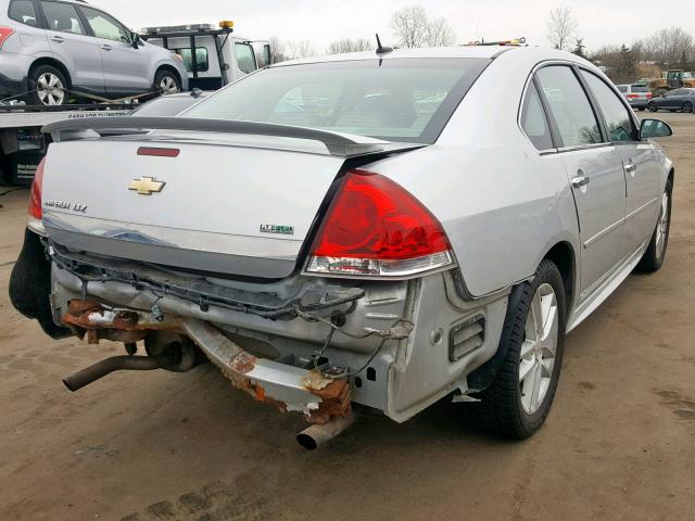 2G1WC5EM0A1257300 - 2010 CHEVROLET IMPALA LTZ SILVER photo 4