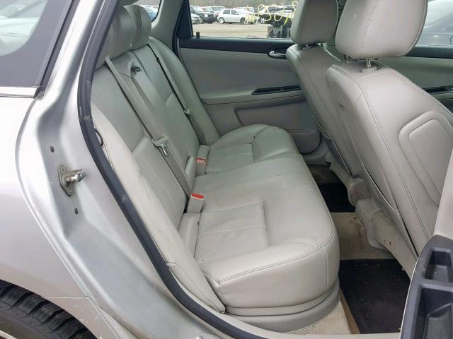 2G1WC5EM0A1257300 - 2010 CHEVROLET IMPALA LTZ SILVER photo 6