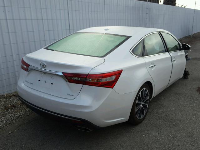 4T1BK1EB0HU259350 - 2017 TOYOTA AVALON XLE WHITE photo 4