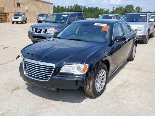 2C3CCAAG9CH138436 - 2012 CHRYSLER 300 BLACK photo 2