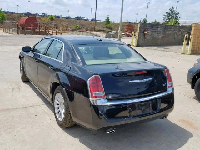 2C3CCAAG9CH138436 - 2012 CHRYSLER 300 BLACK photo 3