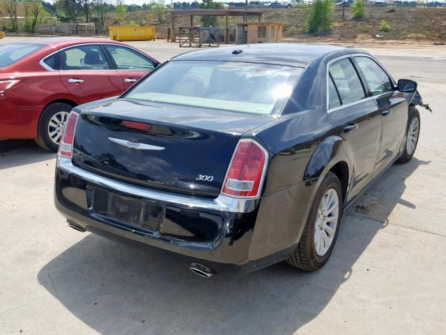 2C3CCAAG9CH138436 - 2012 CHRYSLER 300 BLACK photo 4