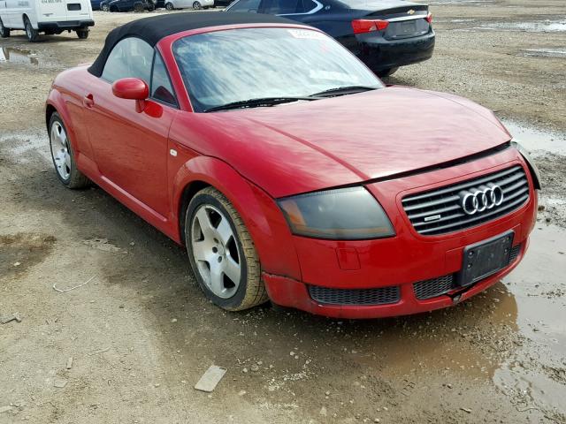 TRUUT28N111007075 - 2001 AUDI TT QUATTRO RED photo 1