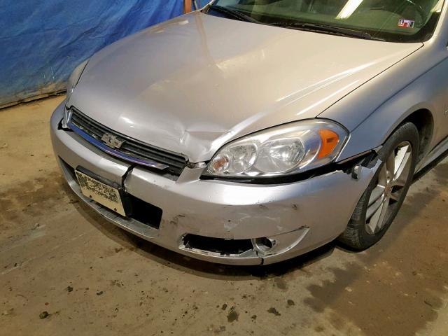 2G1WC5EMXB1117885 - 2011 CHEVROLET IMPALA LTZ SILVER photo 9