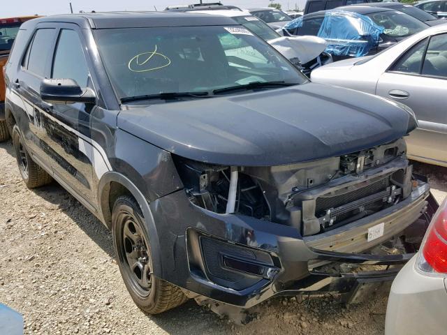 1FM5K8AR2GGC36500 - 2016 FORD EXPLORER P BLACK photo 1