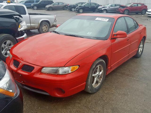 1G2WP52KX3F117172 - 2003 PONTIAC GRAND PRIX 红色 照片 2