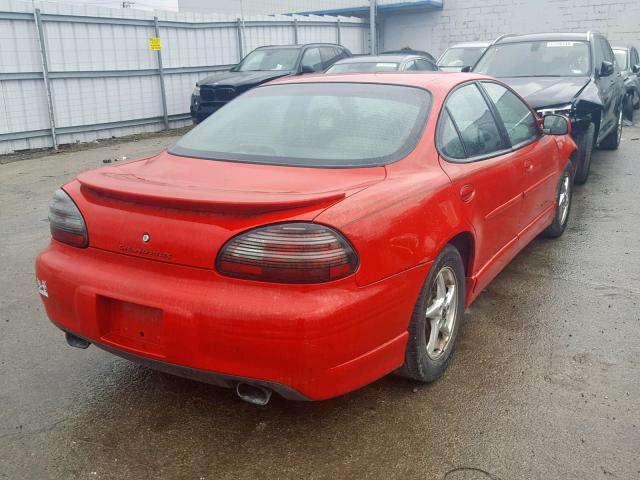 1G2WP52KX3F117172 - 2003 PONTIAC GRAND PRIX 红色 照片 4