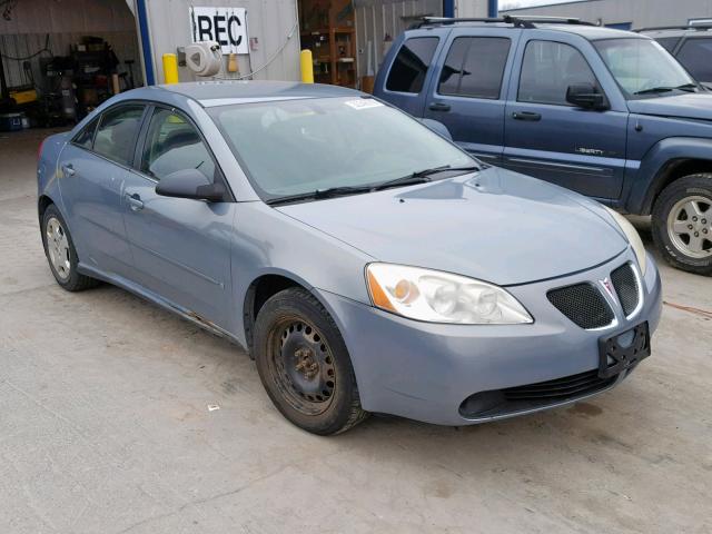 1G2ZF58B874164399 - 2007 PONTIAC G6 VALUE L BLUE photo 1