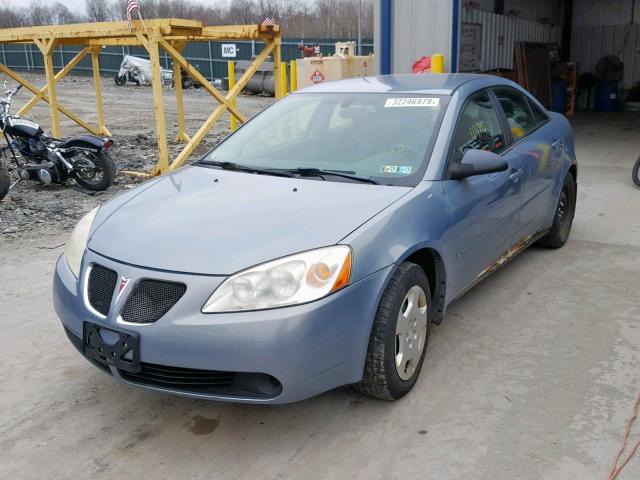 1G2ZF58B874164399 - 2007 PONTIAC G6 VALUE L BLUE photo 2