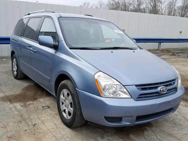 KNDMG4C33A6347606 - 2010 KIA SEDONA LX BLUE photo 1