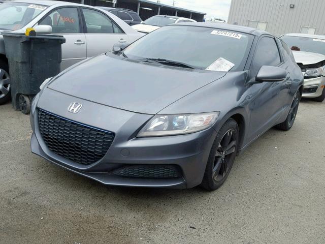 JHMZF1C41ES003347 - 2014 HONDA CR-Z CHARCOAL photo 2