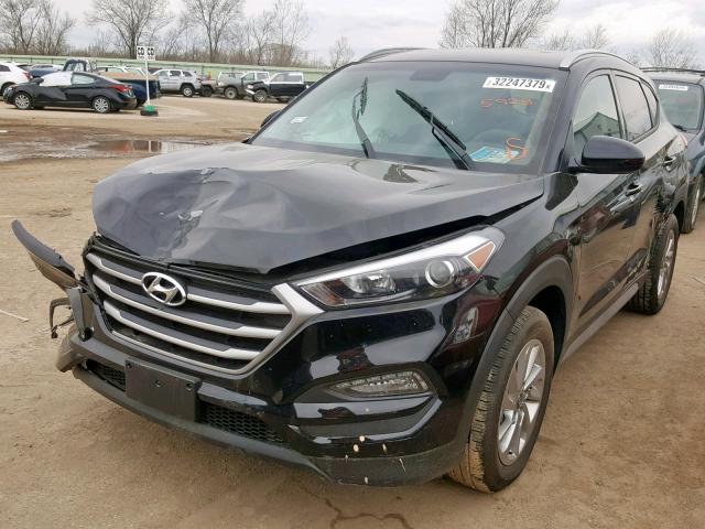 KM8J3CA47JU729052 - 2018 HYUNDAI TUCSON SEL BLACK photo 2