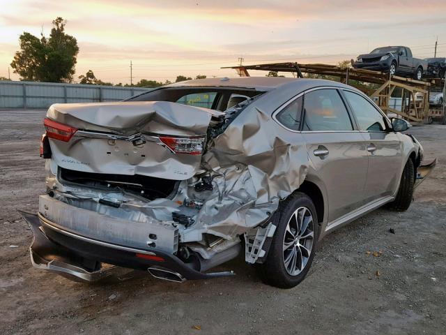 4T1BK1EB1HU249359 - 2017 TOYOTA AVALON XLE GOLD photo 4