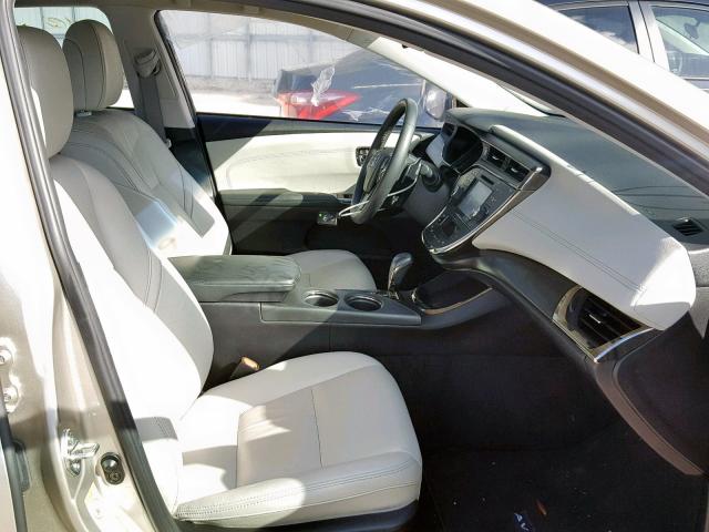 4T1BK1EB1HU249359 - 2017 TOYOTA AVALON XLE GOLD photo 5