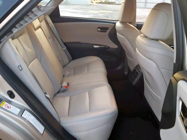 4T1BK1EB1HU249359 - 2017 TOYOTA AVALON XLE GOLD photo 6