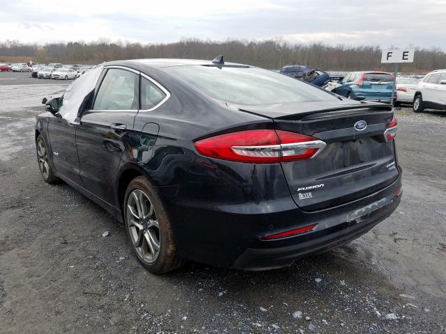 3FA6P0RU5KR192309 - 2019 FORD FUSION TITANIUM  photo 3