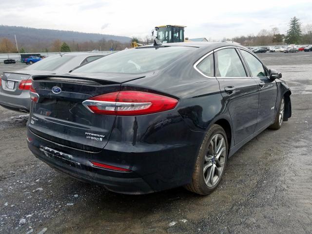 3FA6P0RU5KR192309 - 2019 FORD FUSION TITANIUM  photo 4