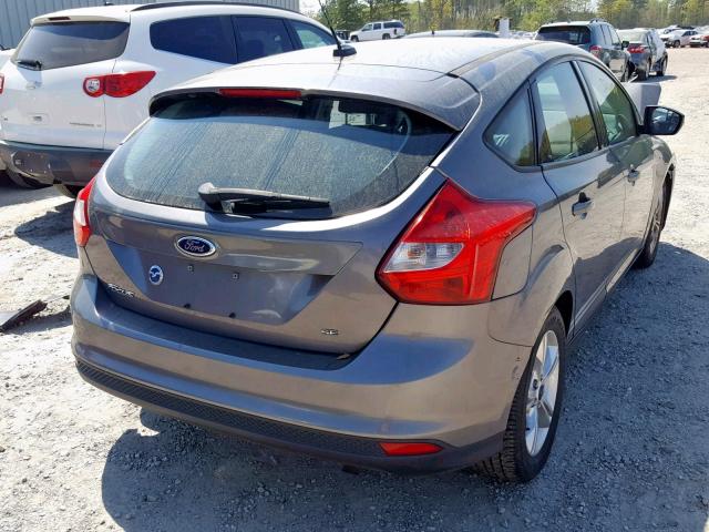 1FADP3K22EL301488 - 2014 FORD FOCUS SE GRAY photo 4