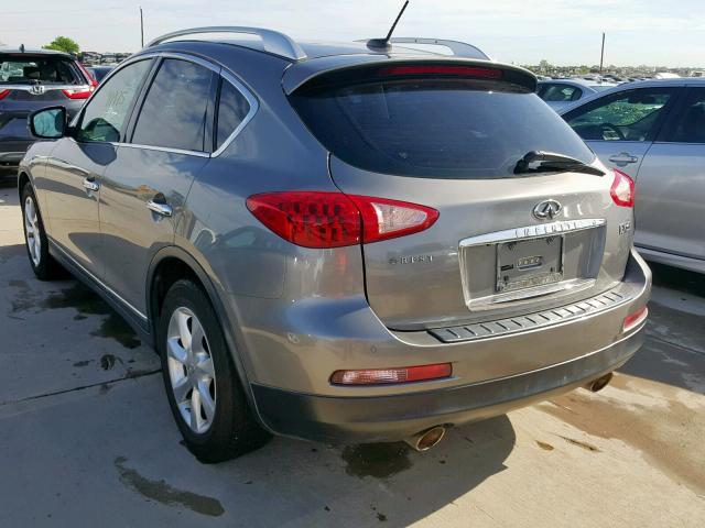 JN1AJ0HP5AM701424 - 2010 INFINITI EX35 BASE GRAY photo 3