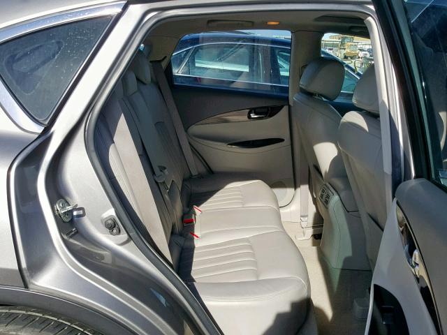 JN1AJ0HP5AM701424 - 2010 INFINITI EX35 BASE GRAY photo 6