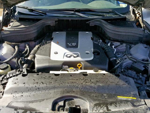 JN1AJ0HP5AM701424 - 2010 INFINITI EX35 BASE GRAY photo 7