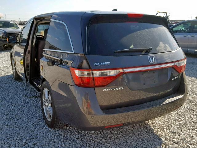 5FNRL5H96CB120681 - 2012 HONDA ODYSSEY TO GRAY photo 3