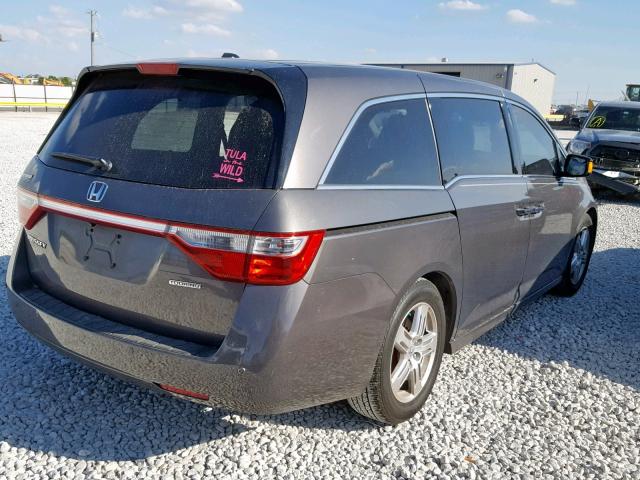 5FNRL5H96CB120681 - 2012 HONDA ODYSSEY TO GRAY photo 4