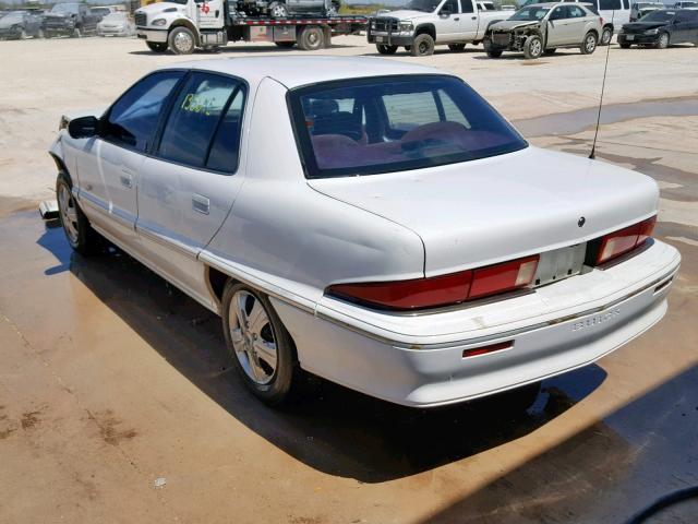 1G4NV55MXRC274488 - 1994 BUICK SKYLARK CU WHITE photo 3