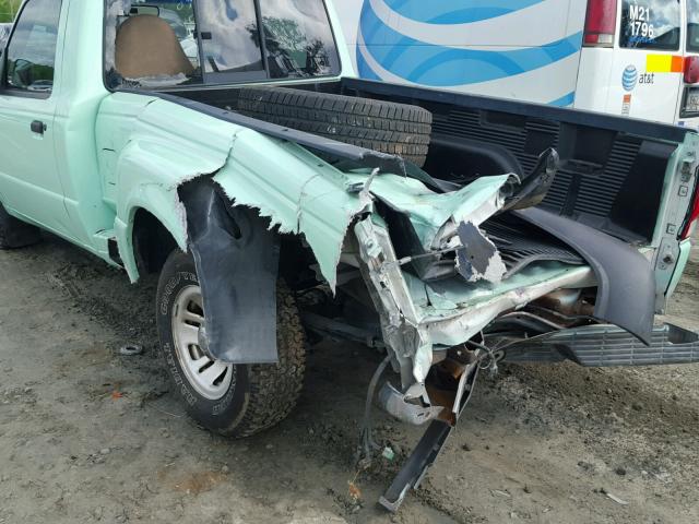 1FTYR10C6XTA51746 - 1999 FORD RANGER GREEN photo 9