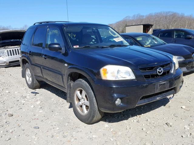 4F2CZ94115KM33557 - 2005 MAZDA TRIBUTE S BLACK photo 1