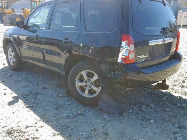 4F2CZ94115KM33557 - 2005 MAZDA TRIBUTE S BLACK photo 9