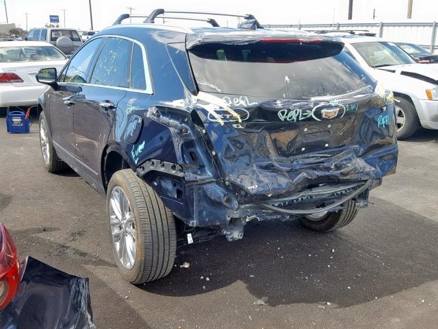 1GYKNFRS7HZ168009 - 2017 CADILLAC XT5 PLATIN BLUE photo 3