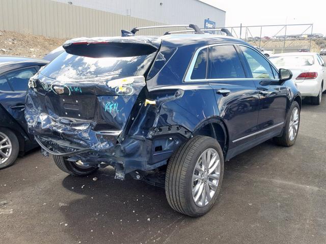 1GYKNFRS7HZ168009 - 2017 CADILLAC XT5 PLATIN BLUE photo 4