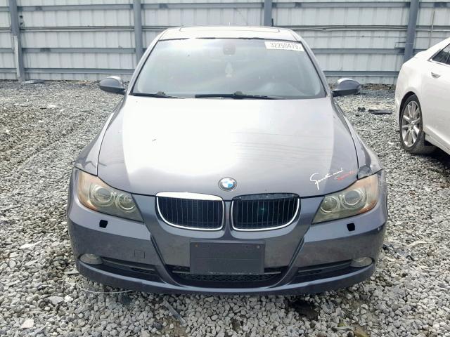 WBAVB33506KS35789 - 2006 BMW 330 I GRAY photo 9