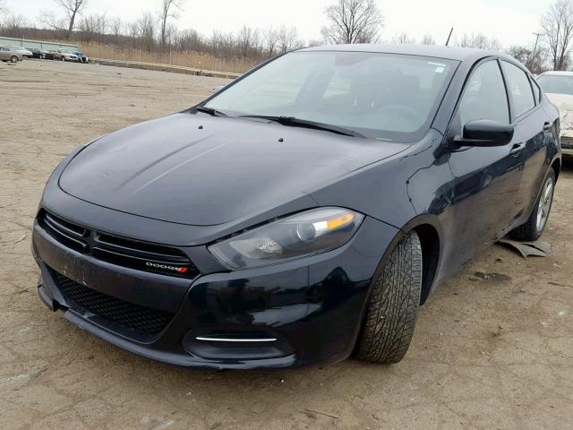 1C3CDFBB4GD507736 - 2016 DODGE DART SXT BLACK photo 2