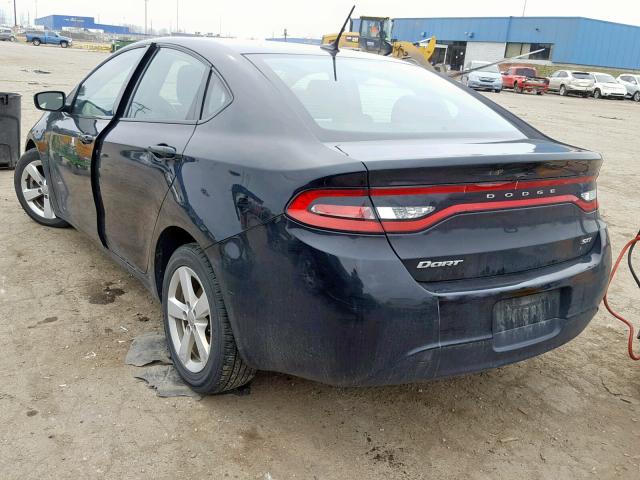 1C3CDFBB4GD507736 - 2016 DODGE DART SXT BLACK photo 3